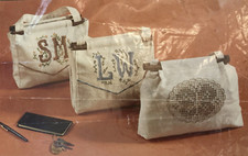 Vtg Rare Better Homes  Gardens PURSE PARADE Embroidery Gold 1977 Kit 22027