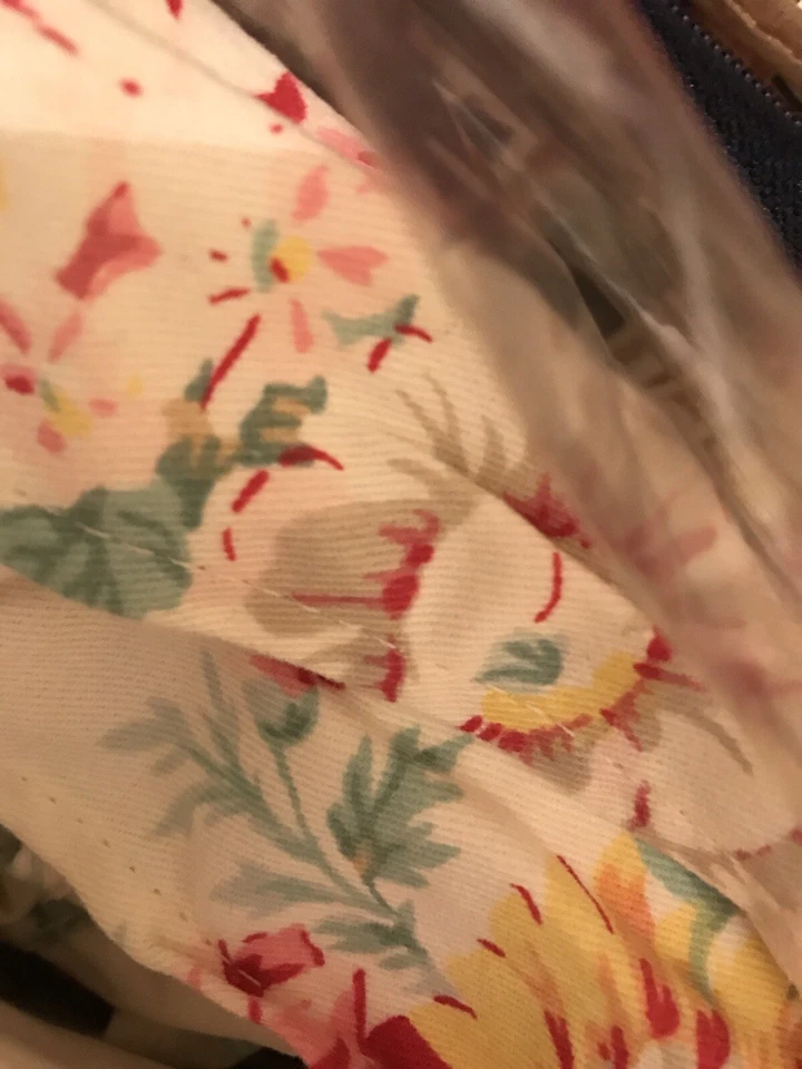 Falda de cama de colección retirada Ralph Lauren con dos volantes/floral Elise/EE. UU./Nueva sin abrir Foto 2 de 4