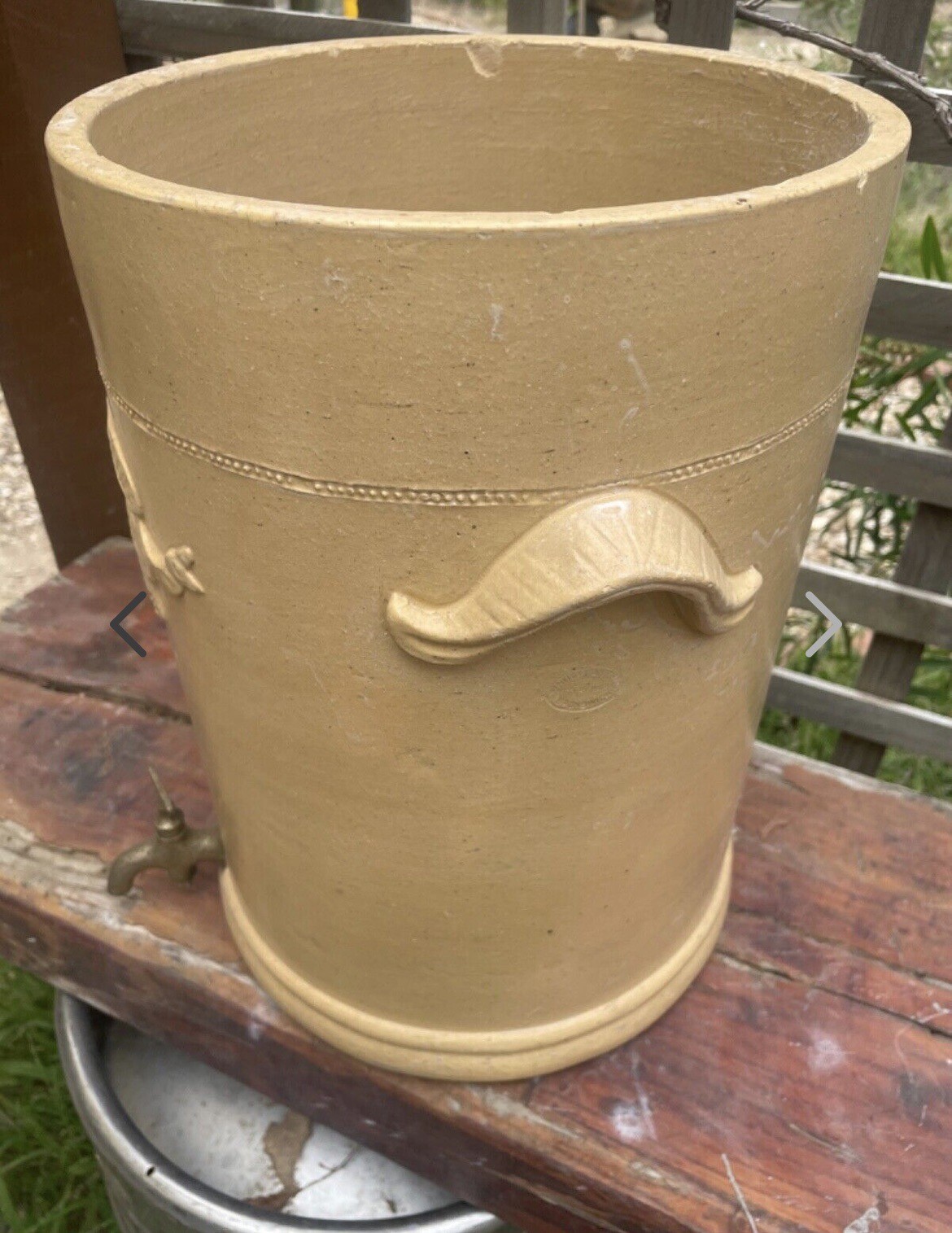 ANTIQUE ABBOTT Stoneware Water Filter c186090 Bendigo Pottery “The