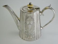 N8419 MAGNIFICA CAFFETTIERA IN ARGENTO SHEFFIELD COLLECTION