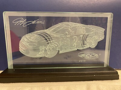 RCCA Jeff Gordon #24 Dupont Illuminated Etched Glass Light