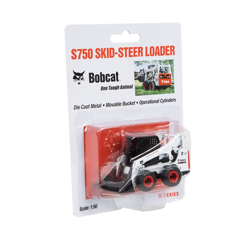 Bobcat S750 Skid-Steer Loader and E35 Excavator - Norscot 1:50 Scale Model New - Image 4 of 4