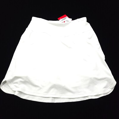 PUMA WOMENS SKORT -S- WHITE STRETCH PICKLEBALL GOLF -SHORTS -SOFT PERFORMANCE