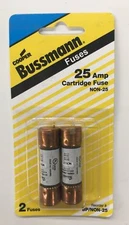 Bussman BP/NON-25 25 amp Fast Acting Cartridge Fuse