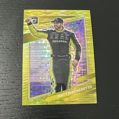Matt Dibenedetto 2022 Donruss Racing Optic Gold Pulsar Prizm SP Rare