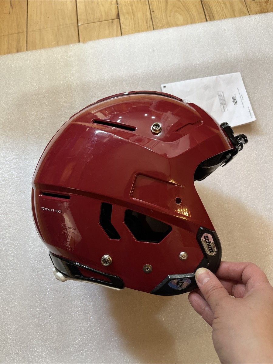 Schutt F7 LX1 Youth Football Helmet Red Size Medium | eBay