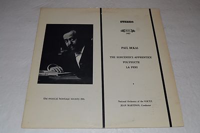 Paul Dukas~The Sorcerer's Apprentice~Polyeucte~Jean Martinon~MHS 1467~FAST SHIP