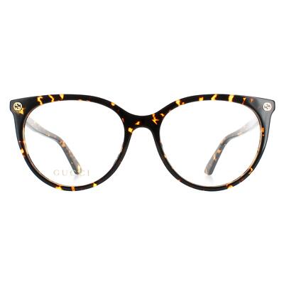 Gucci Brille Brillengestell GG0093O 002 Havana Damen