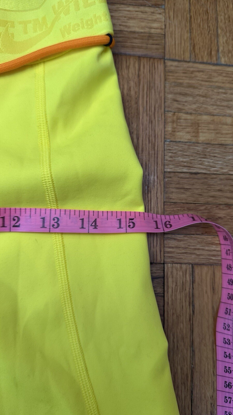 Womens NIKE x OFF-WHITE SS20 NRG Tights Gyakusou In Yellow Size Small thumbnail 6