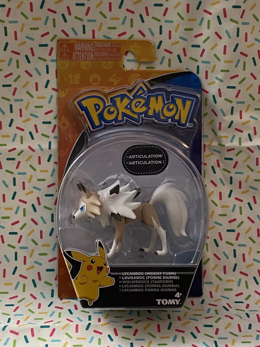 Novo Brinquedo Pokemon Figuras Lycanroc Midday Sunny 1947 em