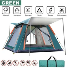 3-4 People Automatic Instant Pop Up Tent for Camping Tent Waterproof UV Protect