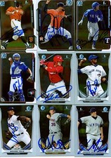MICHAEL FELIZ SIGNED 2014 BOWMAN CHROME PROSPECT ROOKIE CARD AUTO