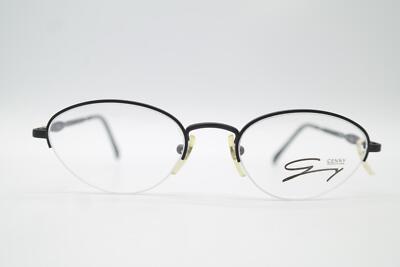 Lunettes Vintage Genny 609 Noir - Demi-monture Métal, Style Rétro Unisexe