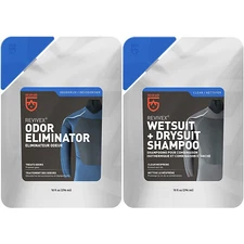 GEAR AID Wetsuit Cleaner and Conditioner for Neoprene, Concentrated, Odor Kit