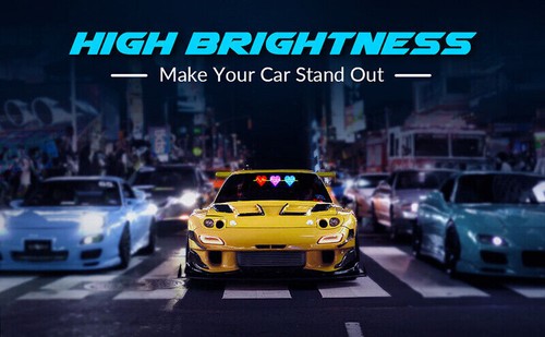 Scrolling LED Sign Matrix Panel Screen Blue-tooth APP Control for Shop Bar Car - Picture 24 of 24
