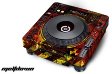 Adesivo decalcomania skin per Pioneer CDJ 800 MK2 giradischi mixer audio professionale MLTDWN