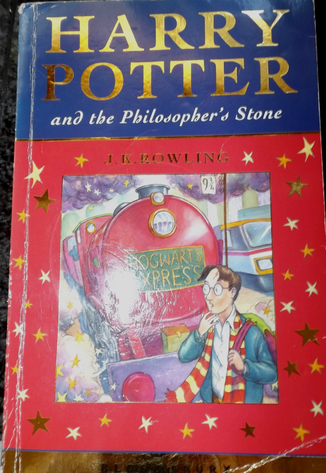 BOOK 1 STARS ED HARRY POTTER AND THE PHILOSOPHER’S STONE J.K ROWLING PAPERBACK