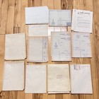 Various Blue Prints Residential Plot Sewer Site Plan Architect Road Improvement