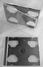 100 X CD/DVD double jewel case standard; for 1 or 2 CD or DVD .