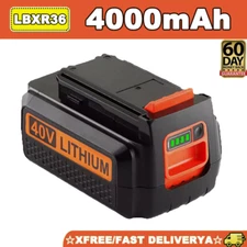 40Volt 4.0 Ah replacement For Black and Decker Lithium Battery 40V Max LBX2036