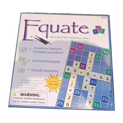 Equate The Equation Thinking Board Game Educators Home Schoolers Learn Math