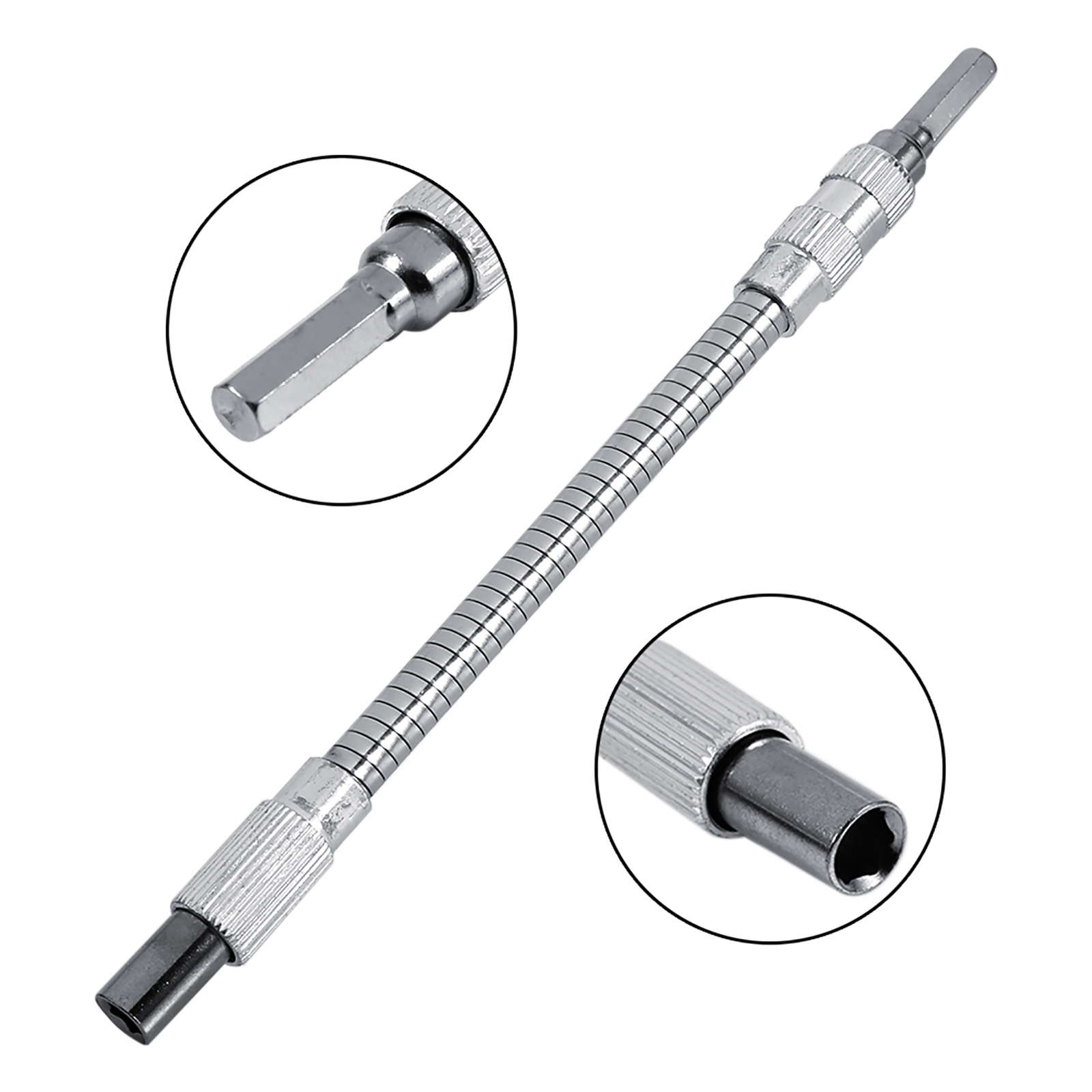Bendy Drill Bit Extension + Flexible 200mm Extension