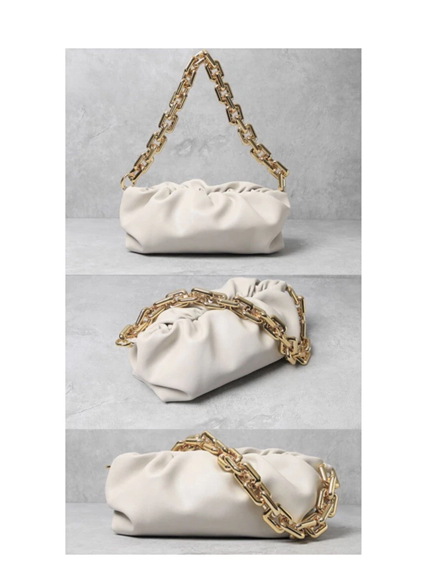 Thick Chain Luxury Women's Faux Leather Mini Crossbody Bag