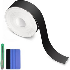 Matte Black Vinyl Wrap Self-adhesive Matte Vinyl Tape For Black Out Chrome Dele Matte Black Vinyl Wrap Self-adhesive Matte Vinyl Tape For Black Out Chrome Dele