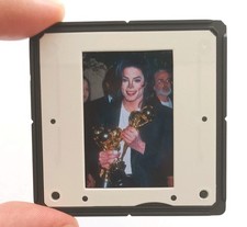 Michael Jackson Rare 35mm Promo Photo Slide - Vintage Collectible Transparency.