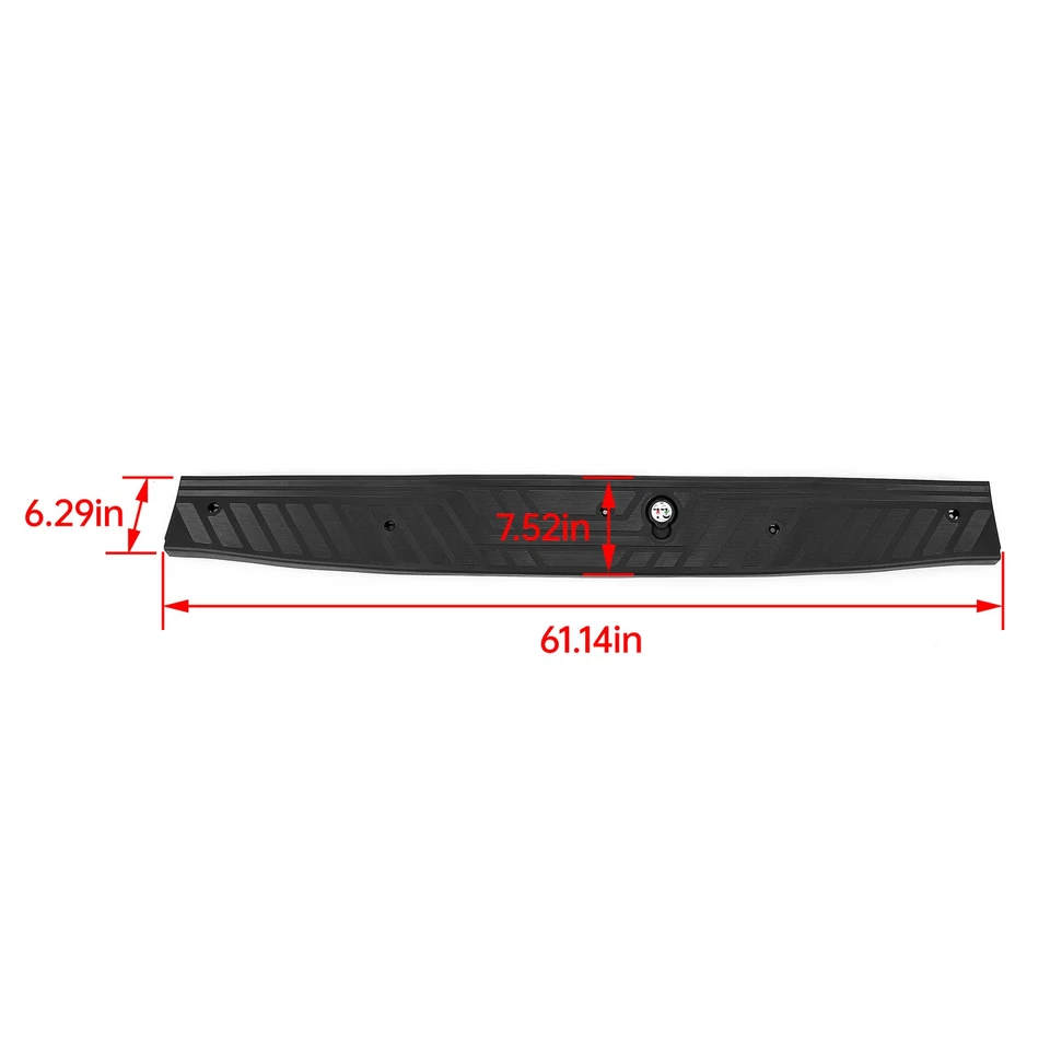 For 2015-23 Ford Transit 150 250 350 Van Rear Door Sill Trim Plate Step Top Pad - Imagem 2 de 4