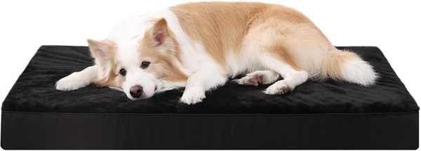 Hundebett OrthopäDisch Waschbar Flauschig Hundekissen 90X55X7Cm FüR GroßE Hunde-image