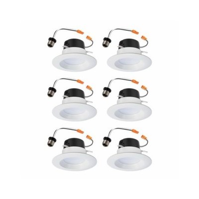 Cooper Lighting 117200 4 in. LED Retrofit Trim - Pack of 6