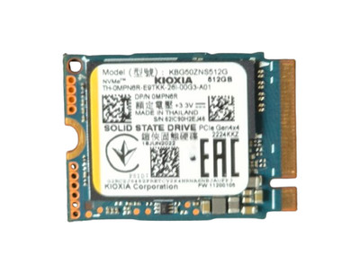 kioxia 512MB SSD KBG50ZNS512G M.2 NVMe PCIe Gen 4 / Gebraucht - Gut / 100% Gesundheit