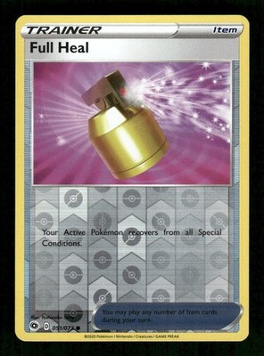 FULL HEAL 051/073 UNCOMMON CHAMPION'S PATH POKEMON NM