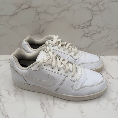 Nike Ebernon Low Mens Sneakers White Leather Low Top Shoes AQ1775-100 Size 11.5