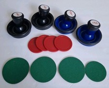 VIPER SET OF 4 AIR HOCKEY PADDLES AND PUCKS GamE