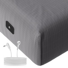 Grounding Fitted Sheets Full Size, with 10 Full, Gray