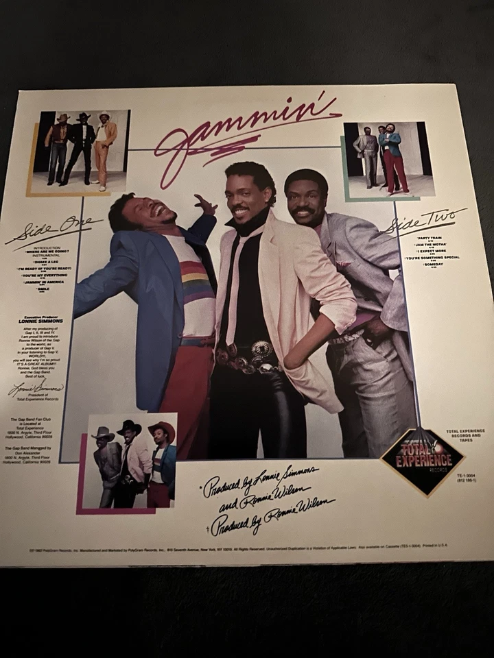 The Gap Band V Jammin' 1983 Vinyl LP Record Album Funk Soul Disco Foto 2 de 4