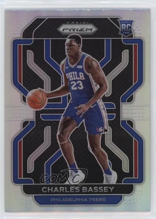 2021-22 Panini Prizm Silver Prizm Charles Bassey #304 Rookie RC 3hd