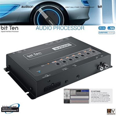 Audison bit Ten DSP Digitaler Soundprozessor 4 Eingänge 5 Ausgänge 24bit/48kHz