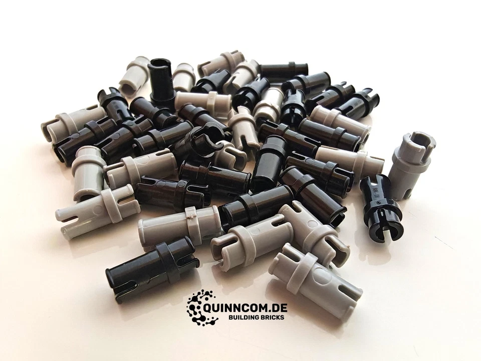 GOBRICKS 50-300 Stück TECHNIC Pin 3/4 #32002 Farbe grau oder schwarz