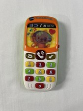 VTech Little Smartphone Orange Green Phone Kids Toddler Baby Toy Lights Up