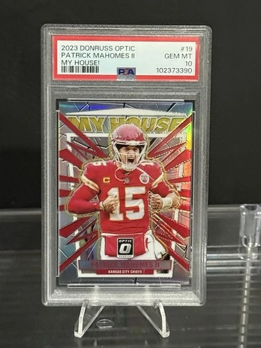 2023 Donruss Optic Patrick Mahomes My House PSA Gem Mint 10