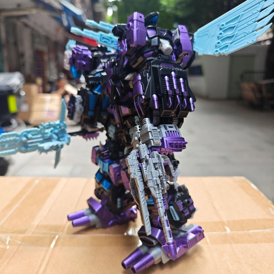 Figura de acción Tengyang 30 cm Dark Predaking Transformers Predacons 5 en 1 juguetes Foto 3 de 4