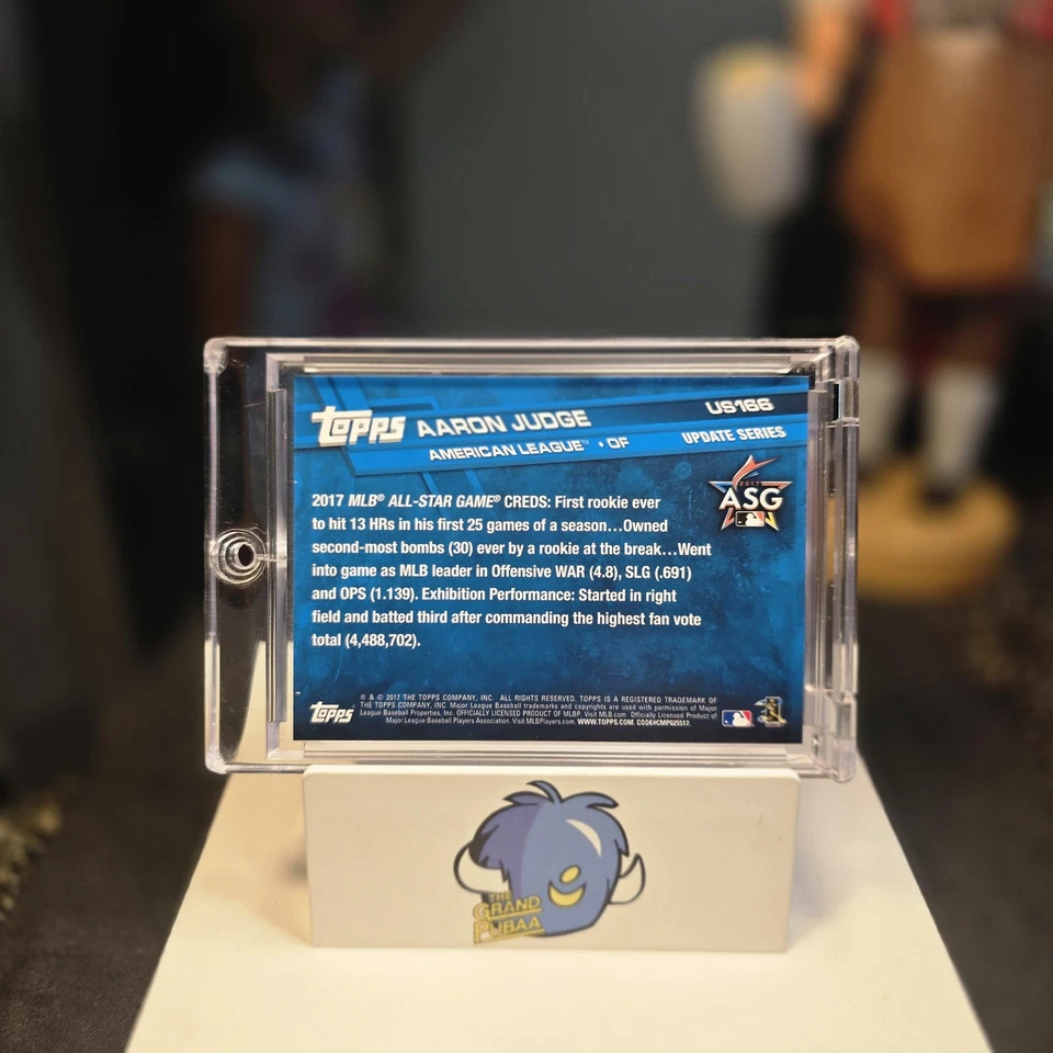 🔥⚾️ AARON JUDGE ROOKIE ⚾️🔥 2017 Topps Update Series - #US166 Throwing 🗽 NYY - Image 2 of 4