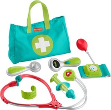 Preschool Pretend Play Medical Kit 7Piece Doctor Bag Dress Up Toys for Kids A...