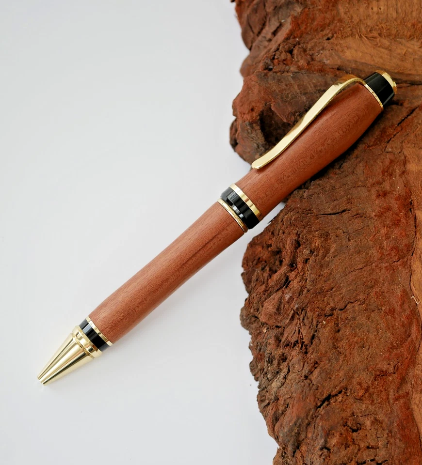 Kugelschreiber Hand gedrechselt aus Macore Holz - Bild 2 von 4