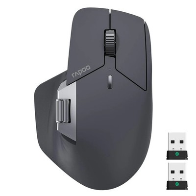 Rapoo MT760 PRO Wireless Mouse, NearLink + Bluetooth 5.0 Multi-Device, 12K DPI,