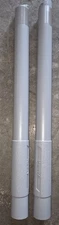 Lot of 2 Kirby Vacuum Cleaner Hose Extension Wand Tubes Attachments