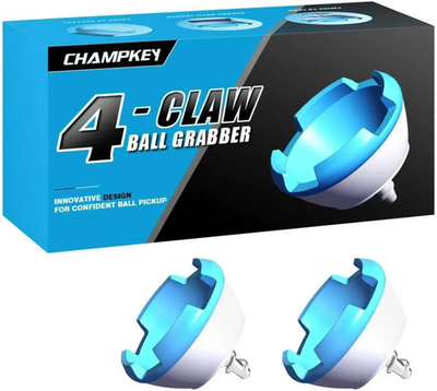 #ad CHAMPKEY 4 Claw Pressure Golf Ball Grabber 2 Pack Premium Golf Ball Retriever $17.50
